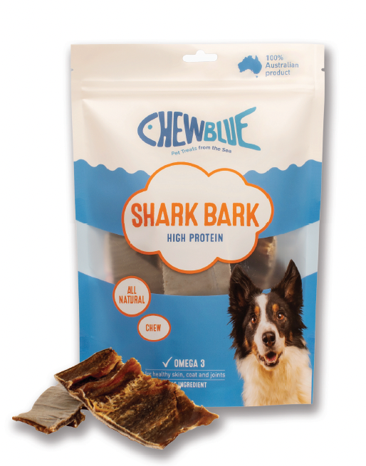 ChewBlue Shark Bark High Protein Dog Treat 200G