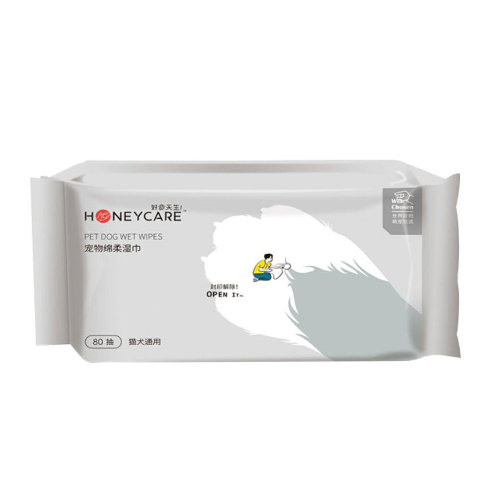 HoneyCare Pet Wipes (80pc)