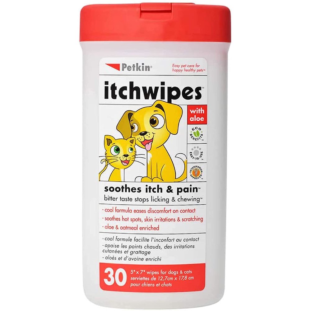Petkin Itch Wipes 30 wipes