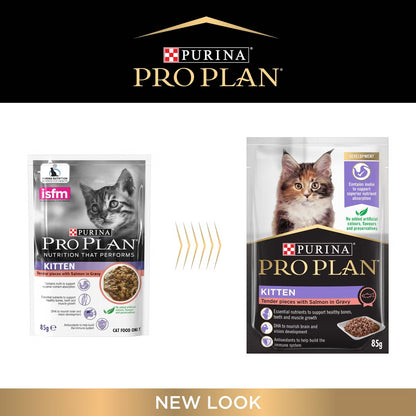 Purina Pro Plan Cat Wet Kitten (85g x 12) - Chicken / Salmon