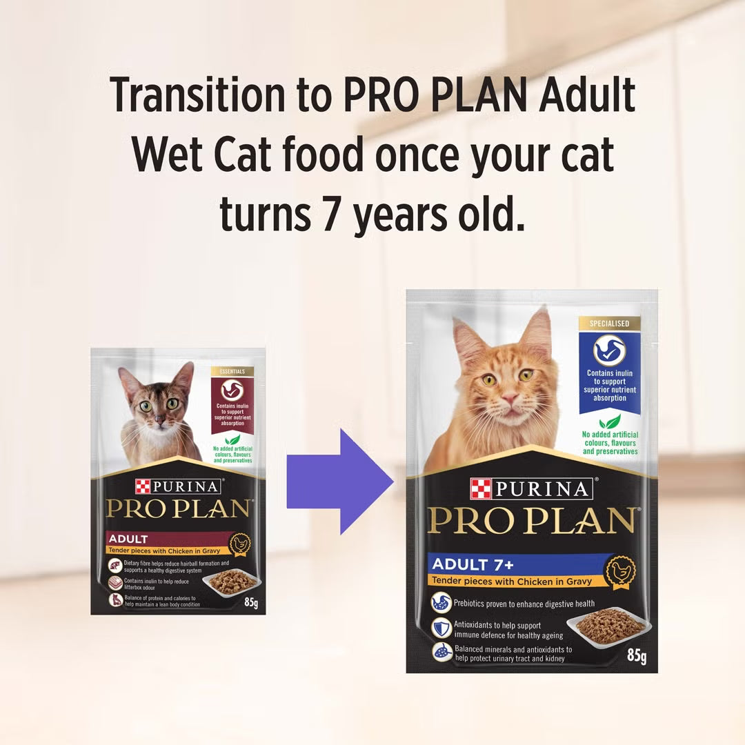 Purina Pro Plan Cat Wet Adult Essentials (85g x 12) - Chicken 12x85g
