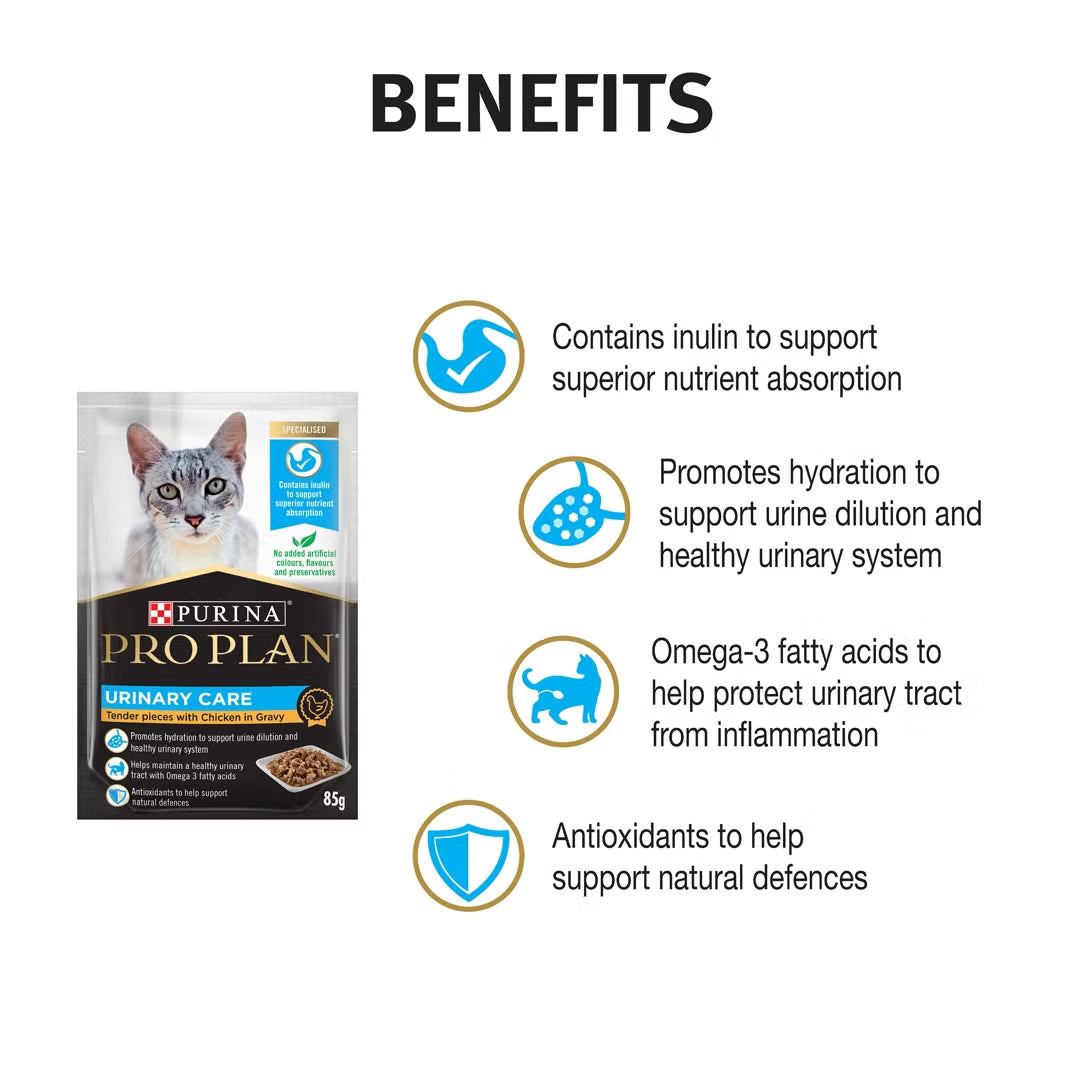 Purina Pro Plan Cat Wet Urinary Care (85g x 12) - Chicken 12x85g