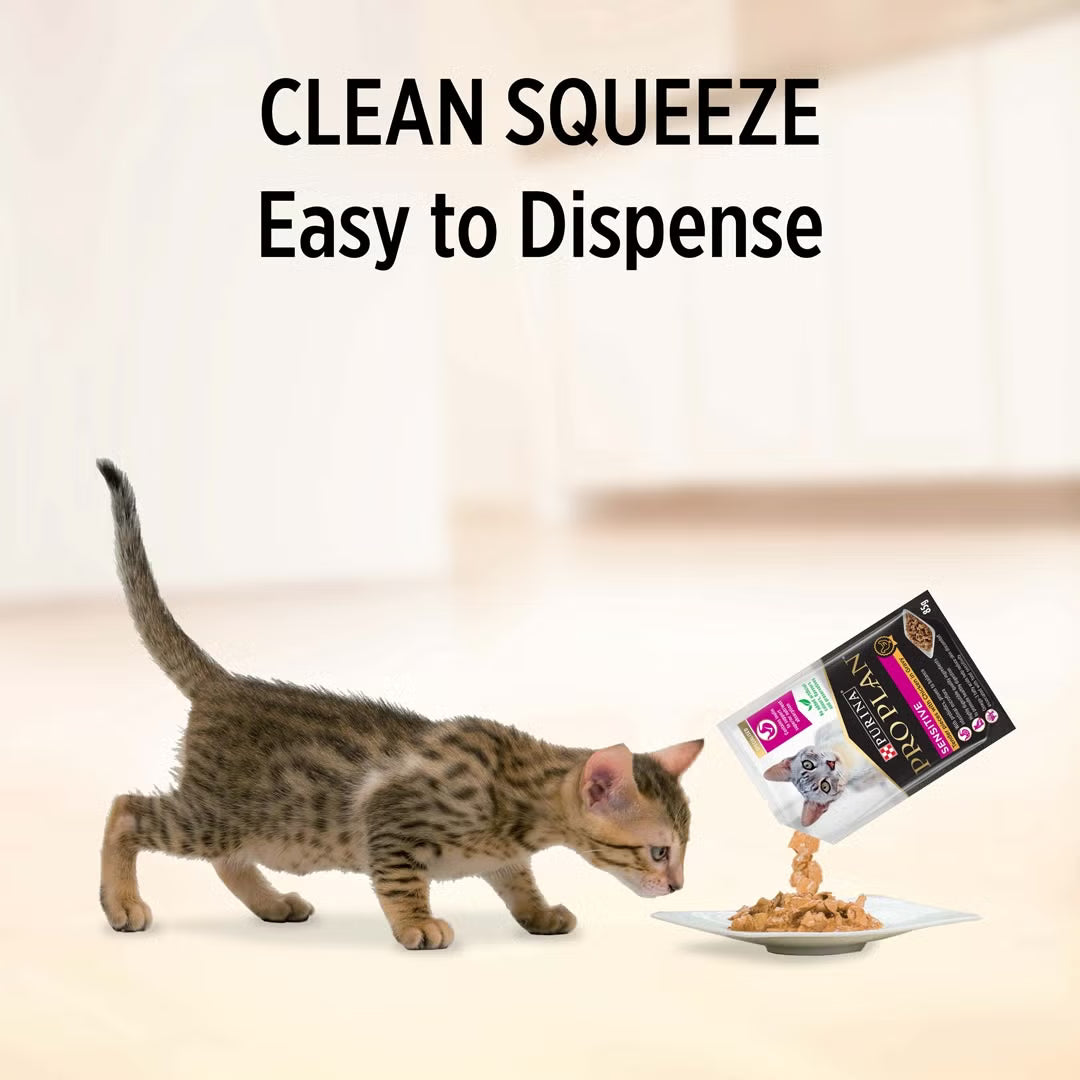 Purina Pro Plan Cat Wet Sensitive Skin & Stomach (85g x 12) - Chicken 12x85g
