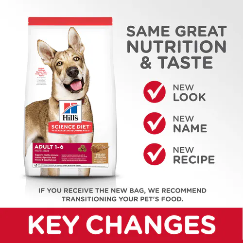Hill's Science Diet Adult Lamb Meal & Brown Rice Recipe dog food 3KG
