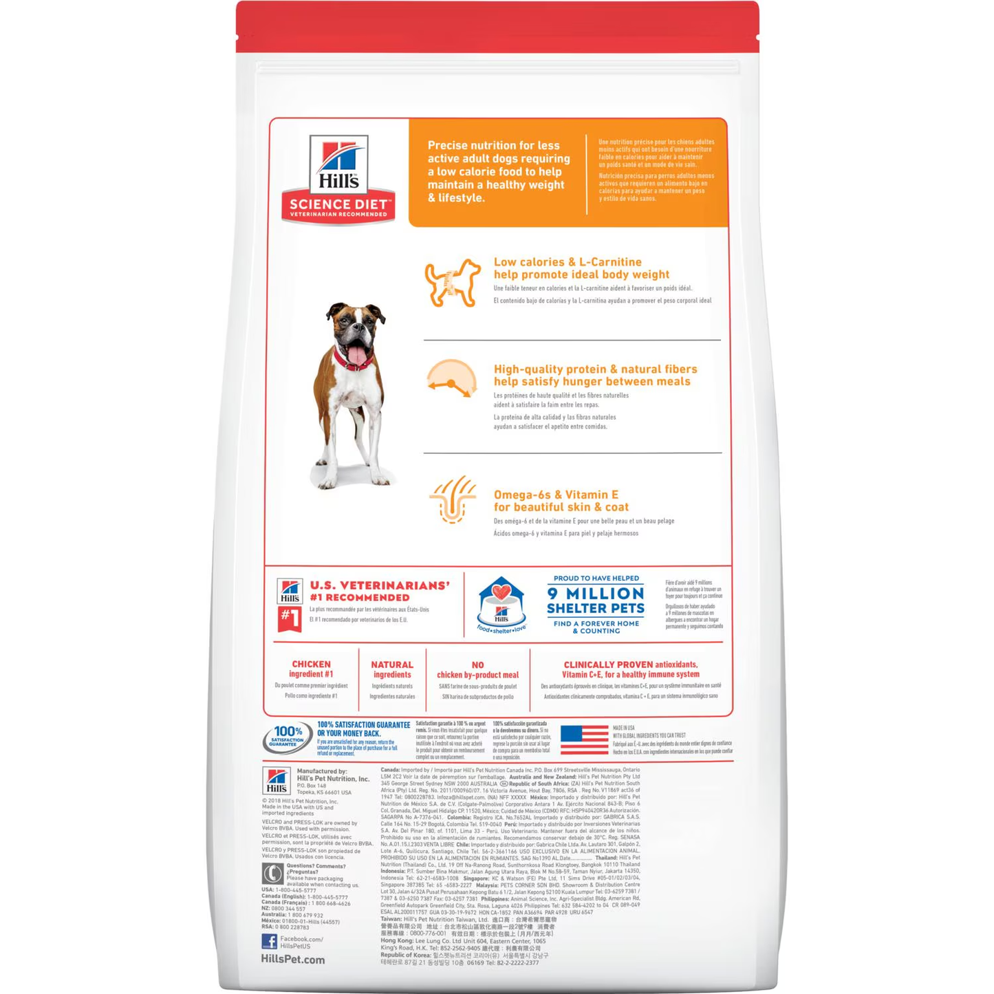 Hill's Science Diet Adult Light dog food 15KG