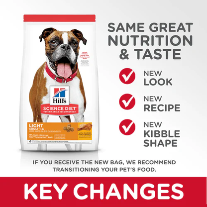 Hill's Science Diet Adult Light dog food 15KG