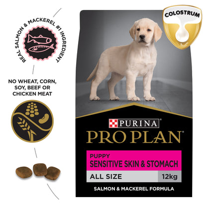 Purina Pro Plan Dog Puppy Sensitive Skin & Stomach - Salmon & Mackerel