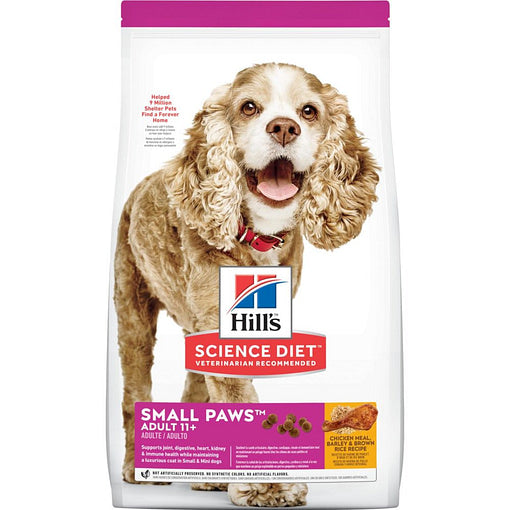 Hill’s Science Diet Adult 11+ Small Paws Dry Dog Food 4.5 lbs
