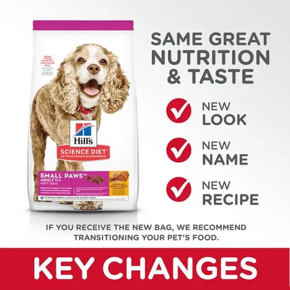 Hill’s Science Diet Adult 11+ Small Paws Dry Dog Food 4.5 lbs