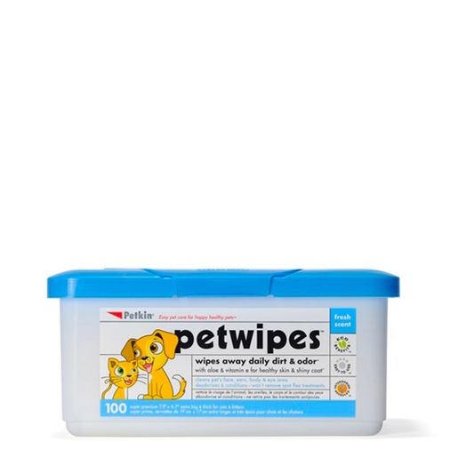 Petkin Pet Wipes 100CT