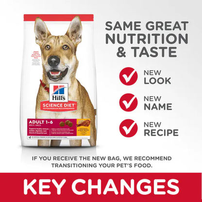 Hill's Science Diet Adult Chicken & Barley Recipe dog food 15KG