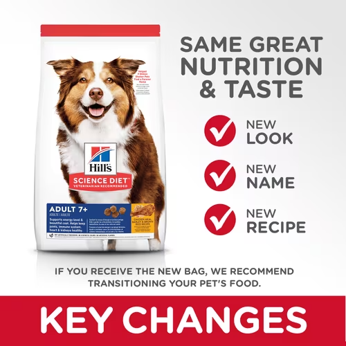Hill's Science Diet Adult 7+ Chicken Meal, Barley & Rice Recipe dog food 12KG