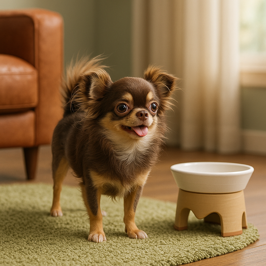 Kurocity Paws Feast Elevated Dog Bowl Set (Small) 200ml