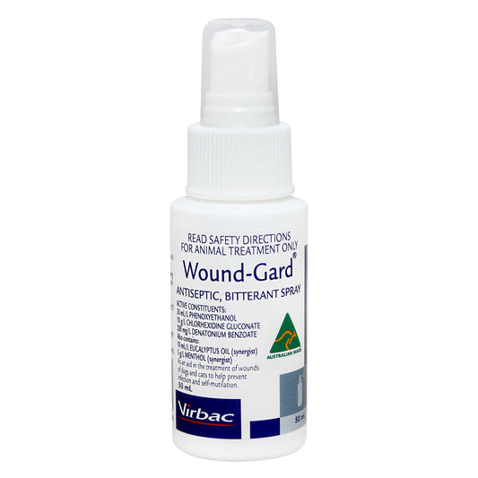 Virbac Wound-Gard Antiseptic Bitterant Spray 50 mL