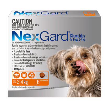 NexGard 2–4 kg — 6 chews