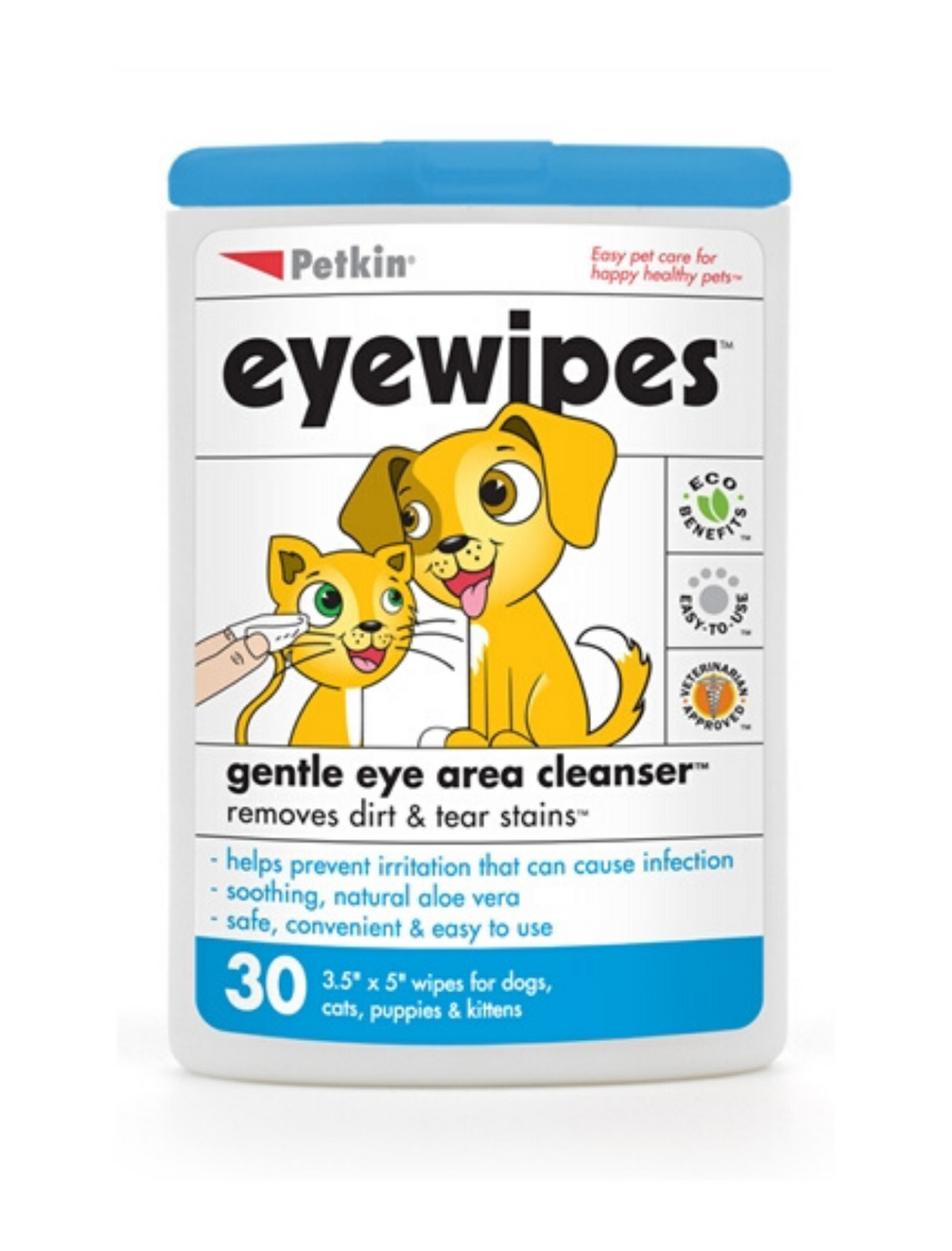 Petkin Eye Wipes 30 wipes