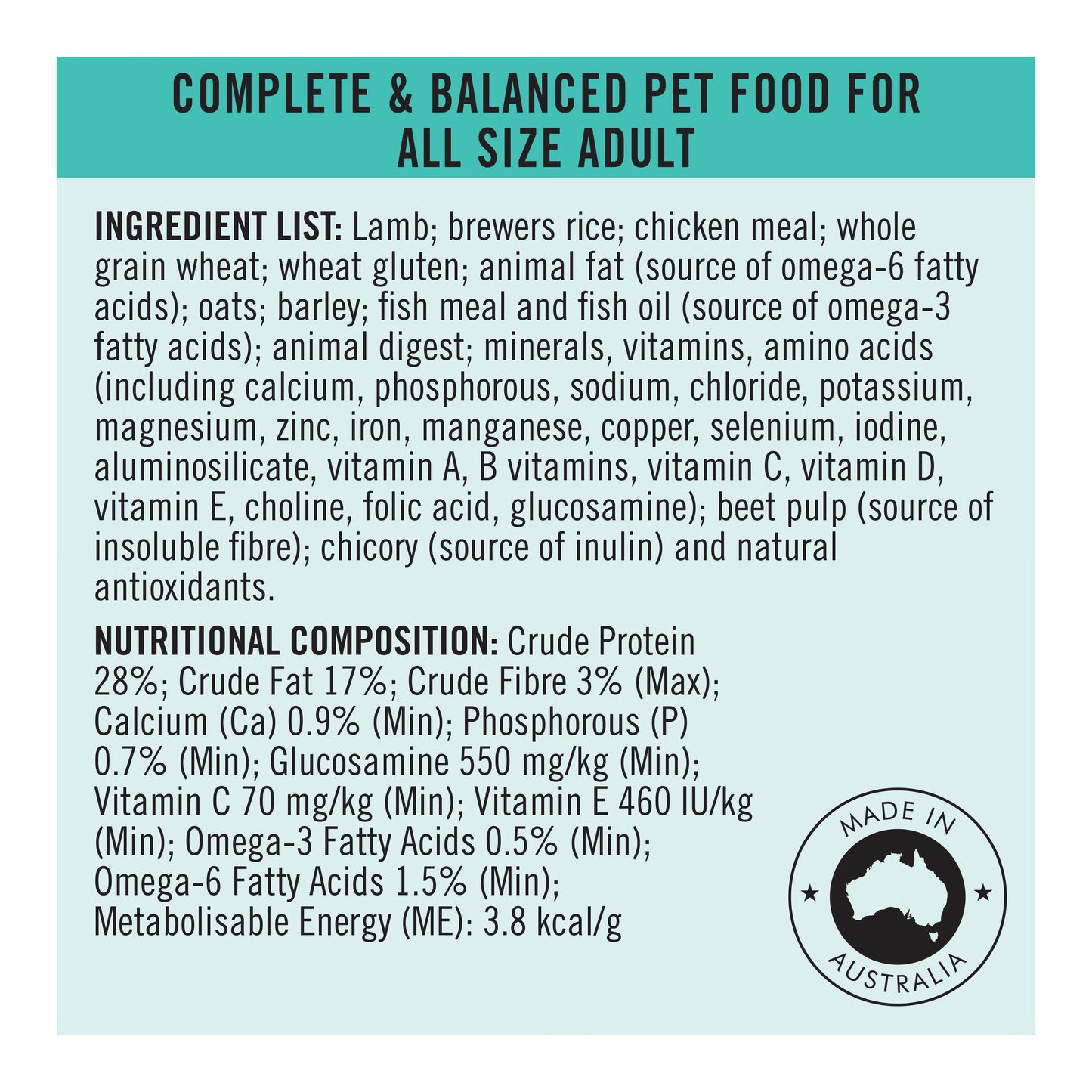 Purina Pro Plan Dog Adult Sensitive Digestion - Lamb